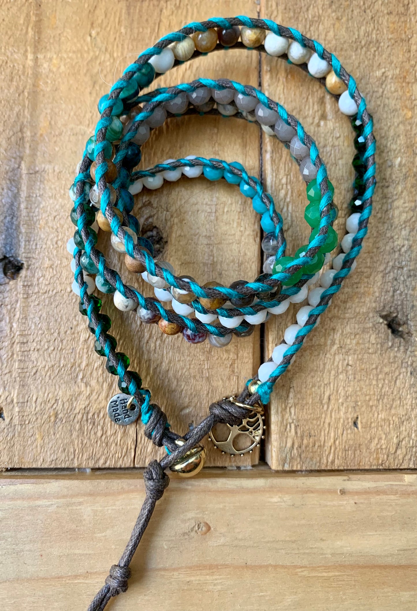 Earth Toned Wrap Bracelet - ByMNC