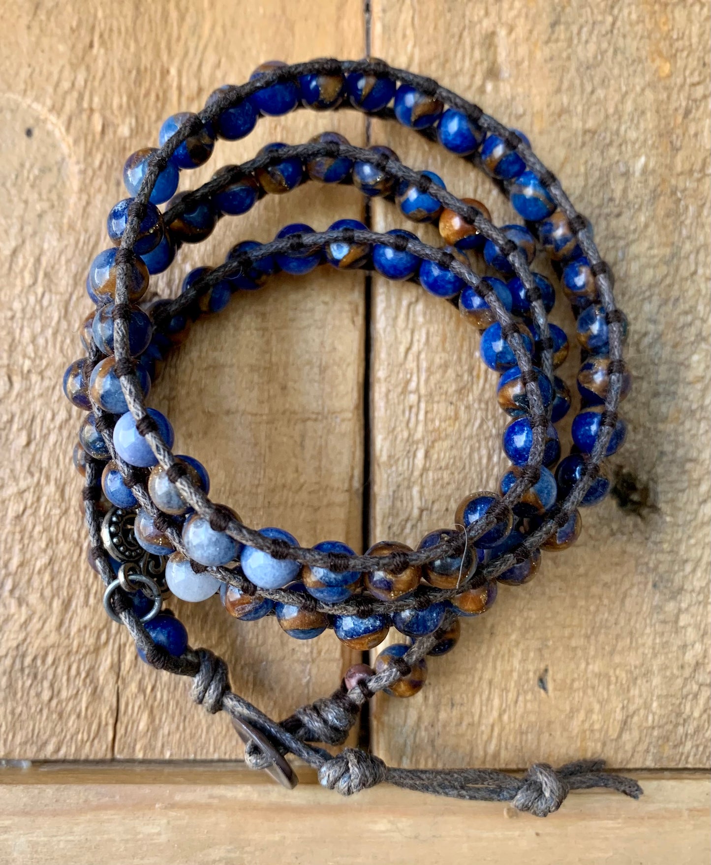Deep Blue Wrap Bracelet - ByMNC