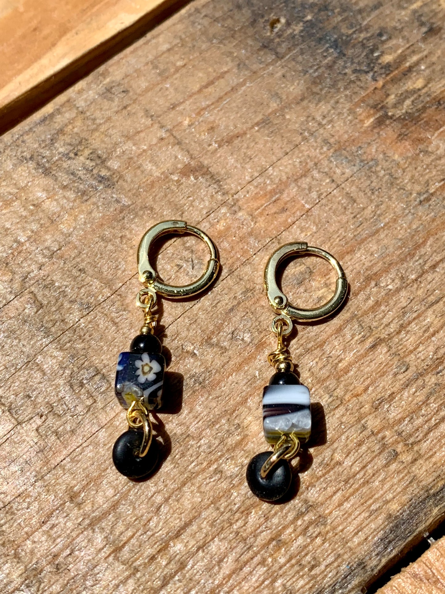 Square Beaded Earrings - ByMNC