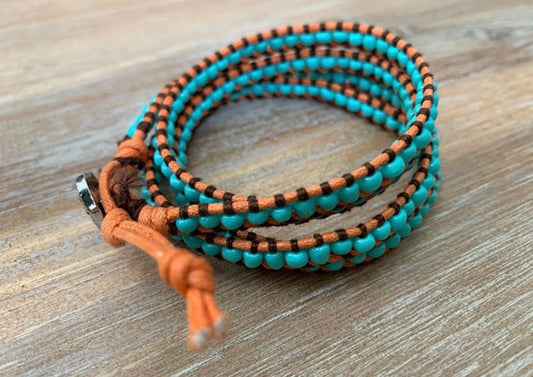 Teal Wrap Bracelet - ByMNC