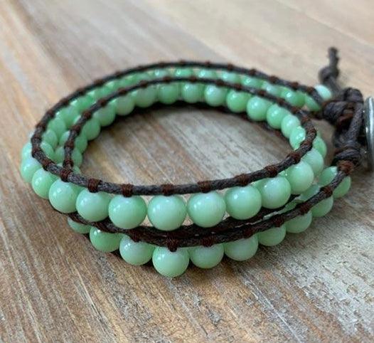 Baby Green Wrap Bracelet - ByMNC