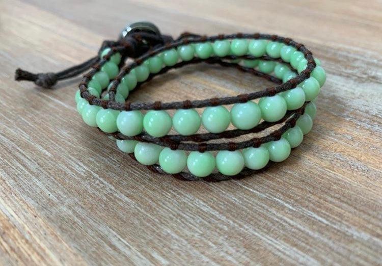 Baby Green Wrap Bracelet - ByMNC