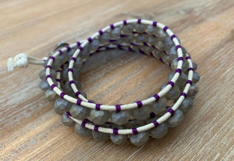 Gray Wrap Bracelet - ByMNC