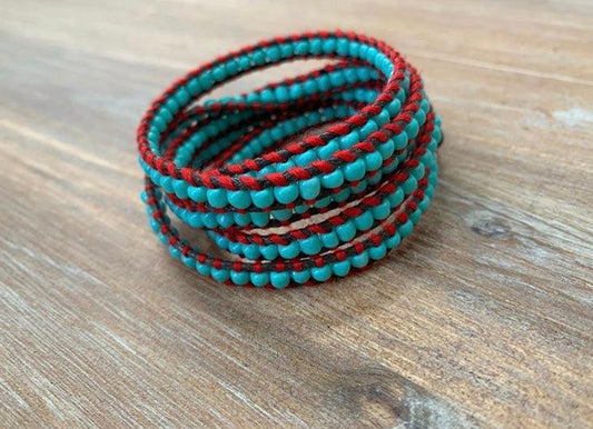 Baby Blue Wrap Bracelet - ByMNC