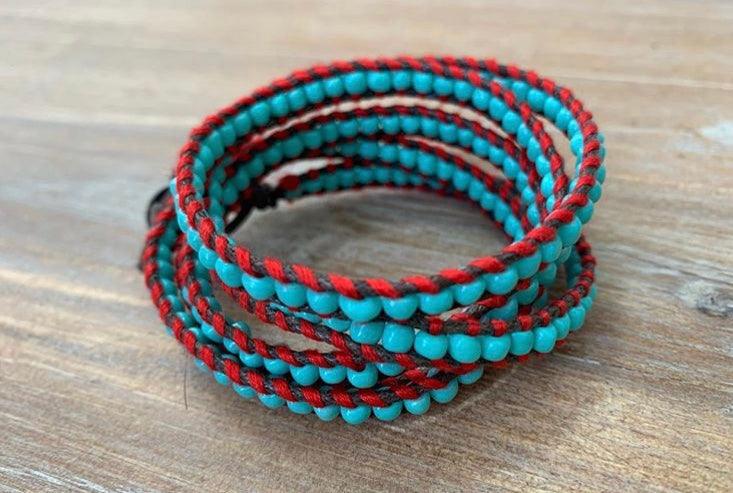 Baby Blue Wrap Bracelet - ByMNC