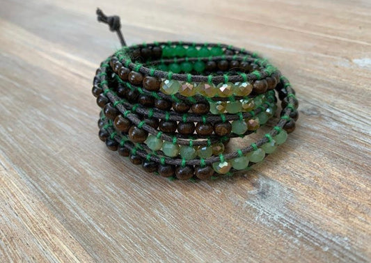 Green Wrap Bracelet - ByMNC