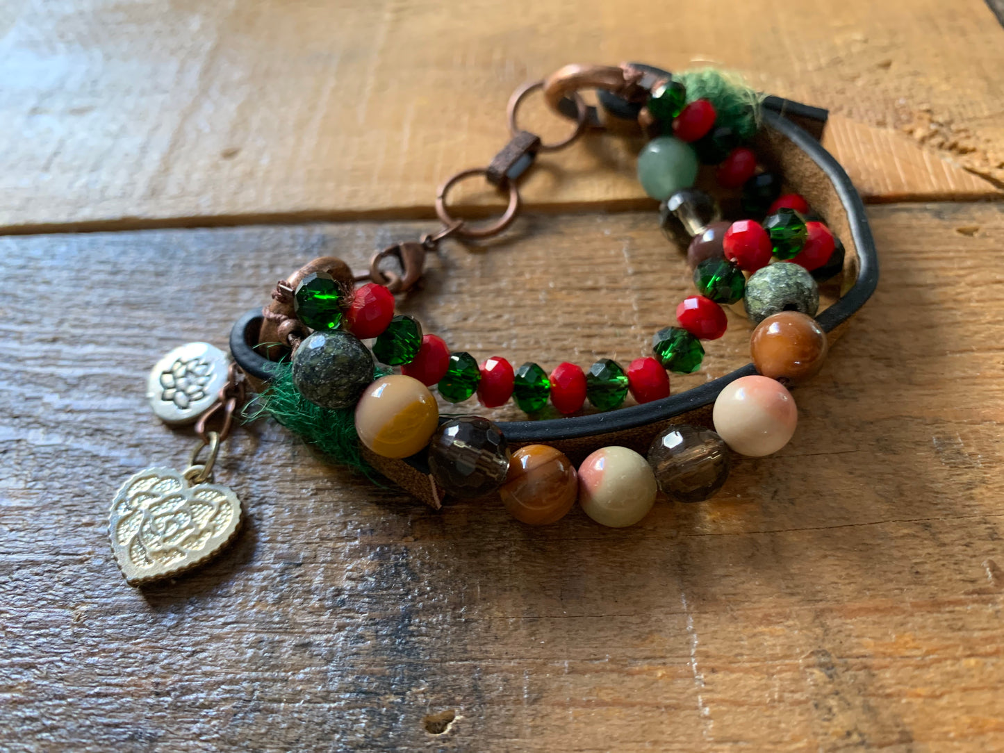 Lotus Flower Charm Bracelet - ByMNC