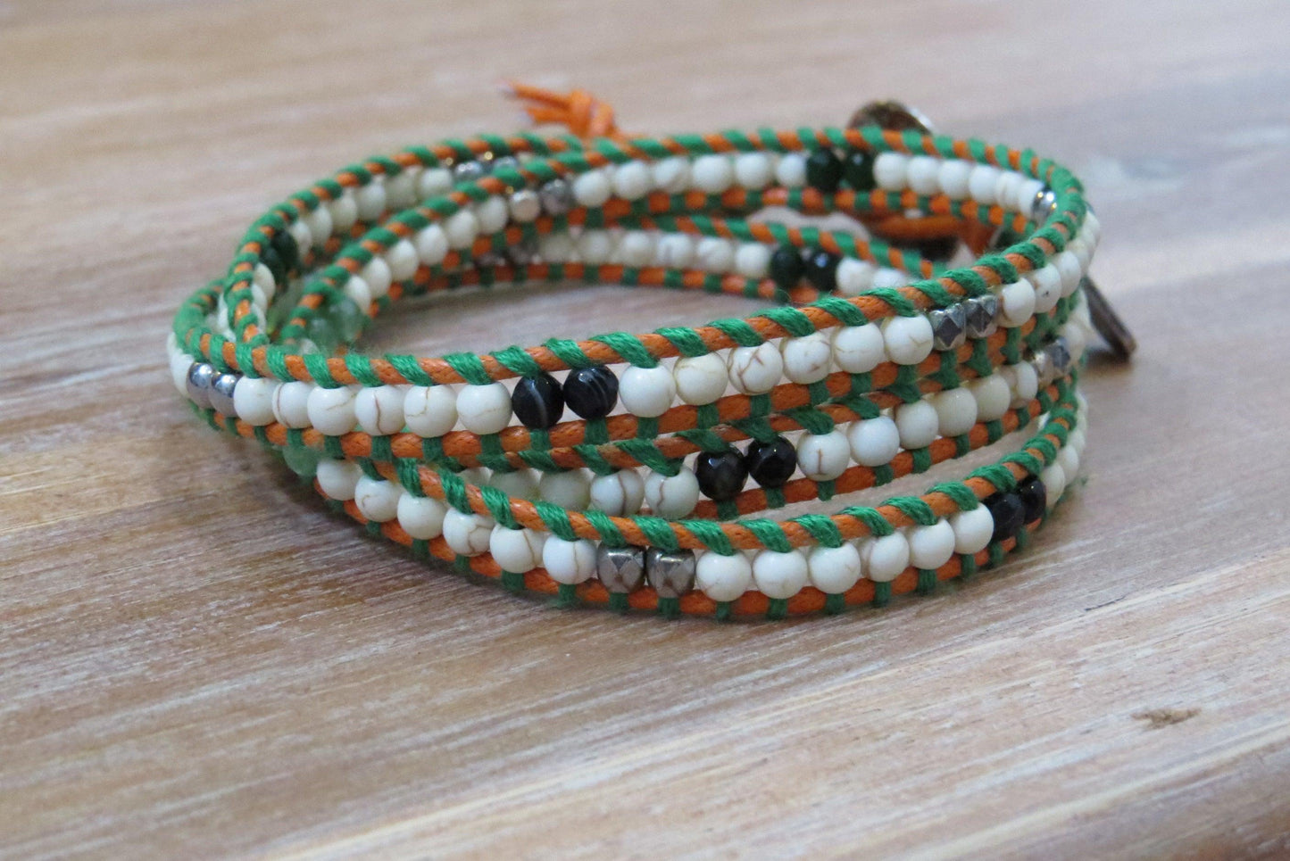 Bright White Wrap Bracelet - ByMNC