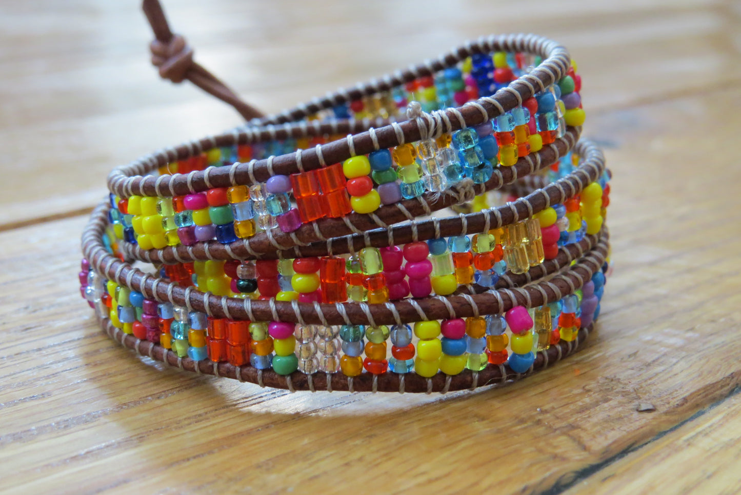 Rainbow Shine Wrap Bracelet - ByMNC