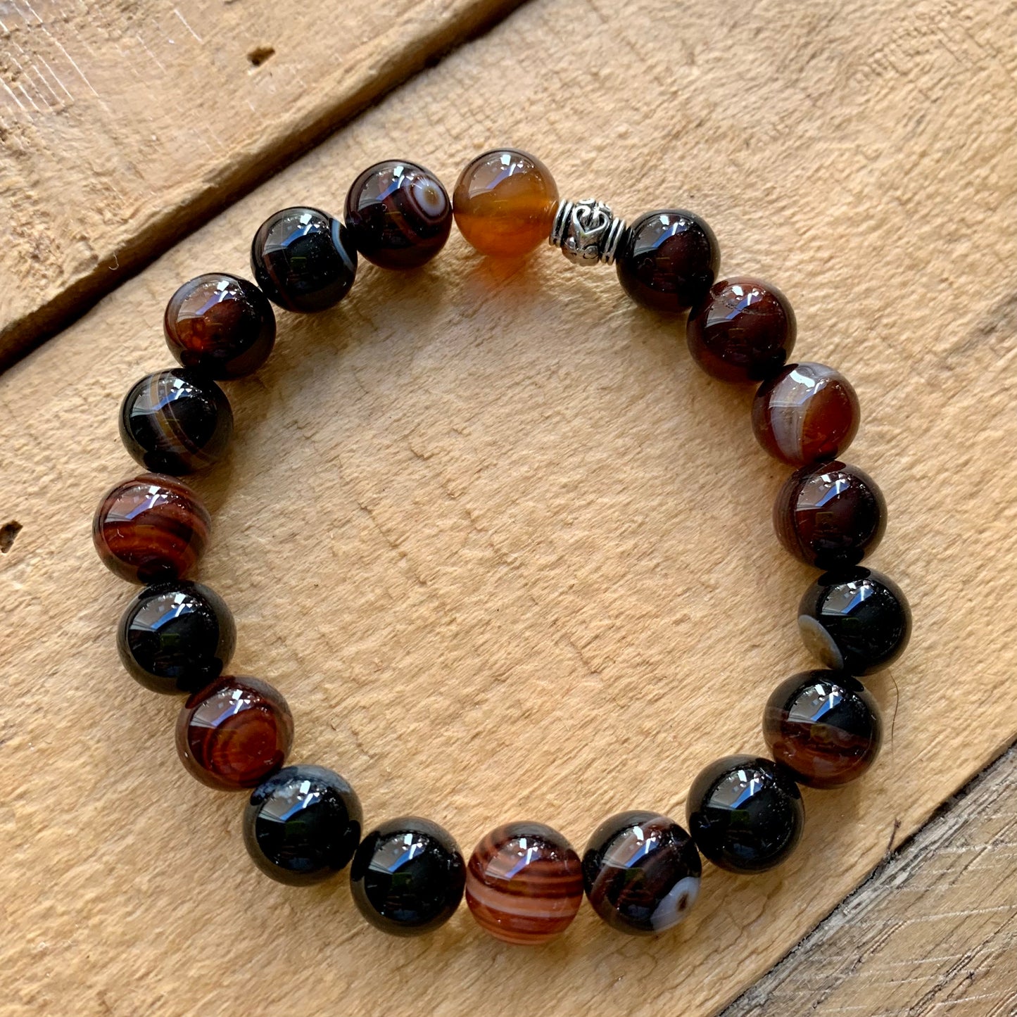 Tiger Eye Beaded Bracelet