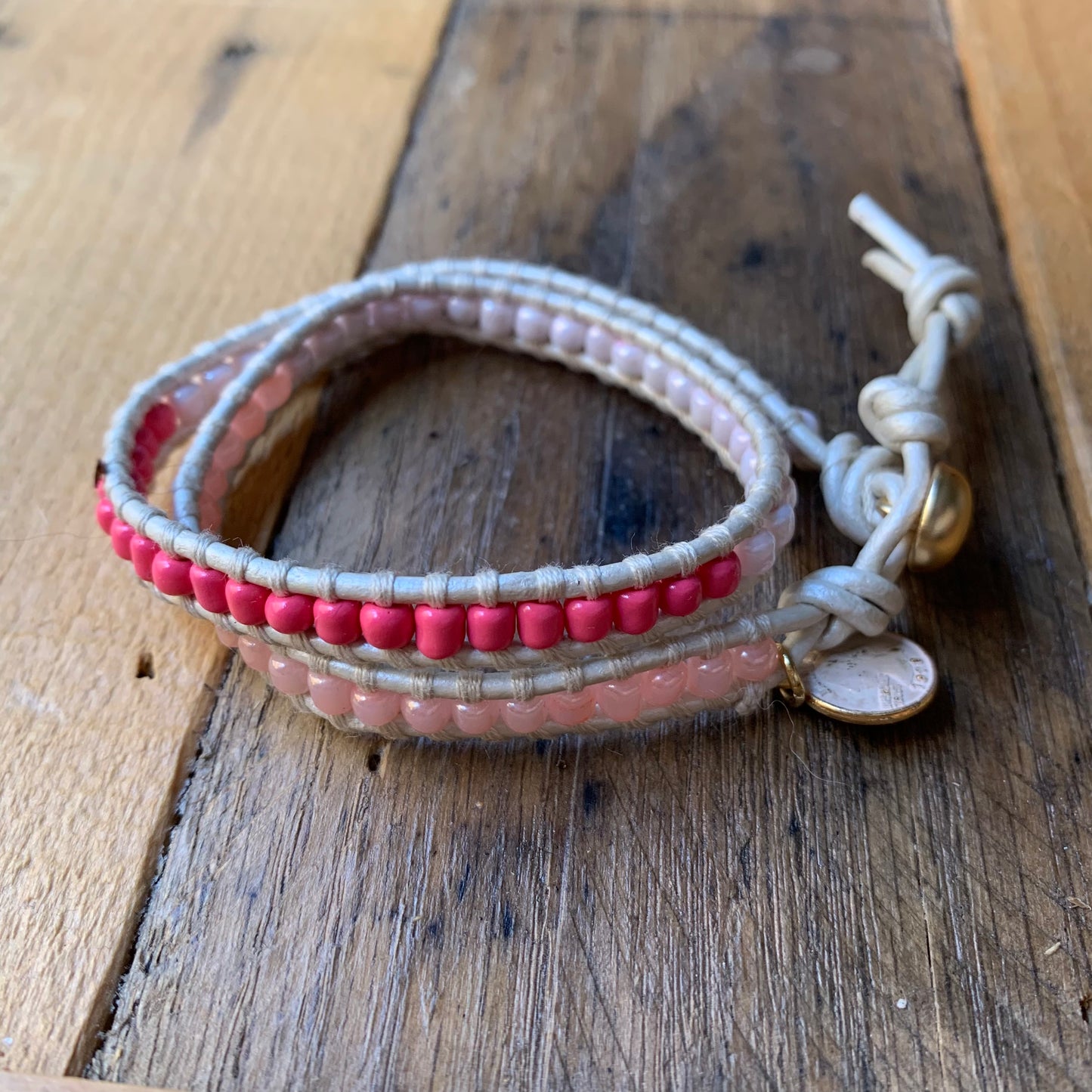 Shades of Pink Wrap Bracelet - ByMNC