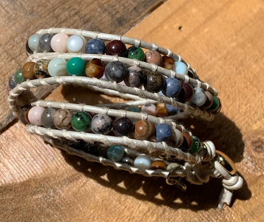 White Wrap Bracelet - ByMNC