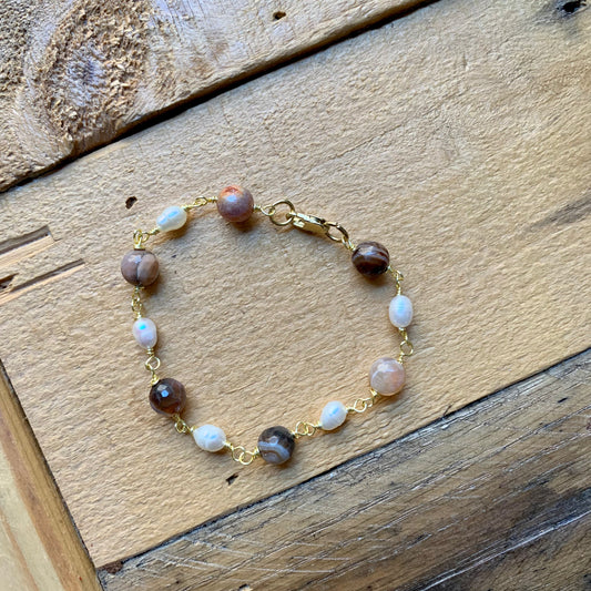 Natural Beaded Set - ByMNC