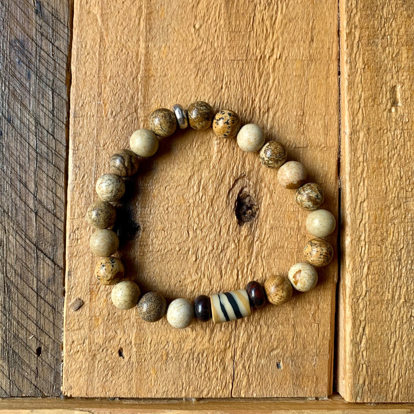 Neutral Hues Beaded Bracelet - ByMNC