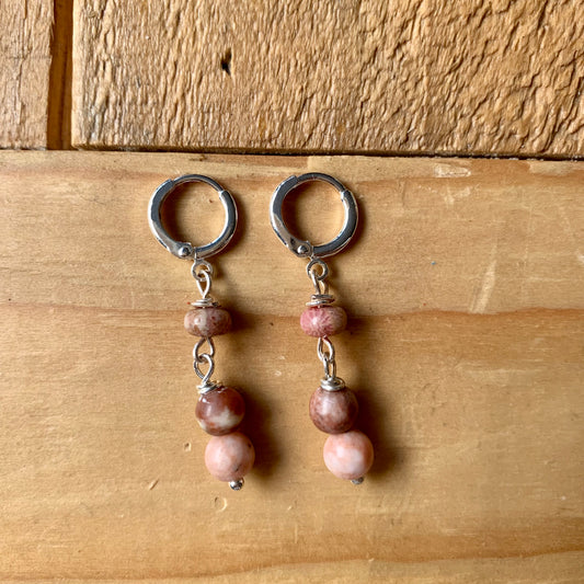 Light Pink Beaded Necklace Set - ByMNC