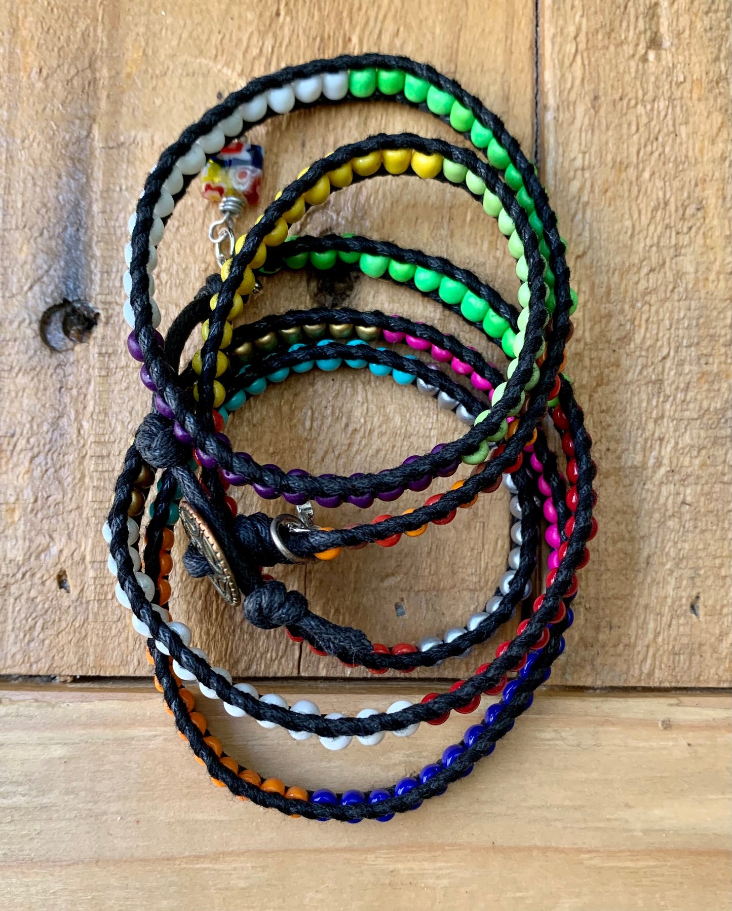 Neon Rainbow Wrap Bracelet - ByMNC
