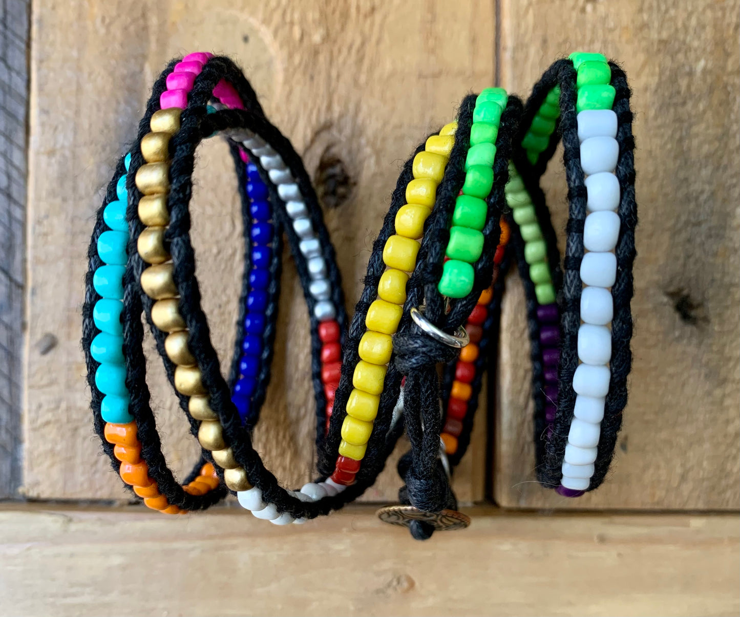 Neon Rainbow Wrap Bracelet - ByMNC