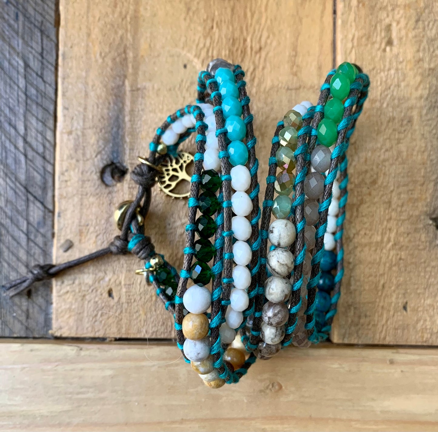 Earth Toned Wrap Bracelet - ByMNC