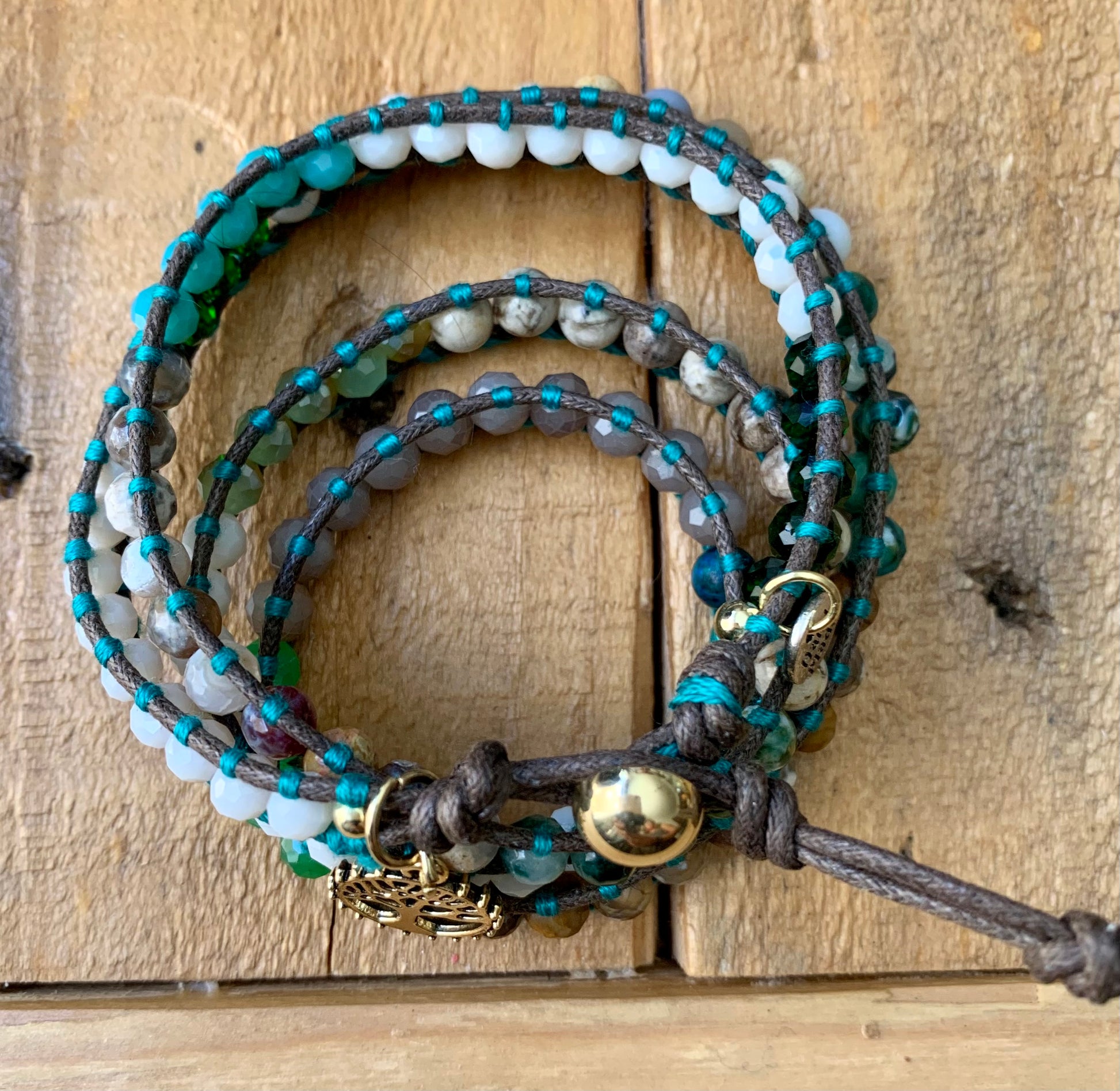 Earth Toned Wrap Bracelet - ByMNC