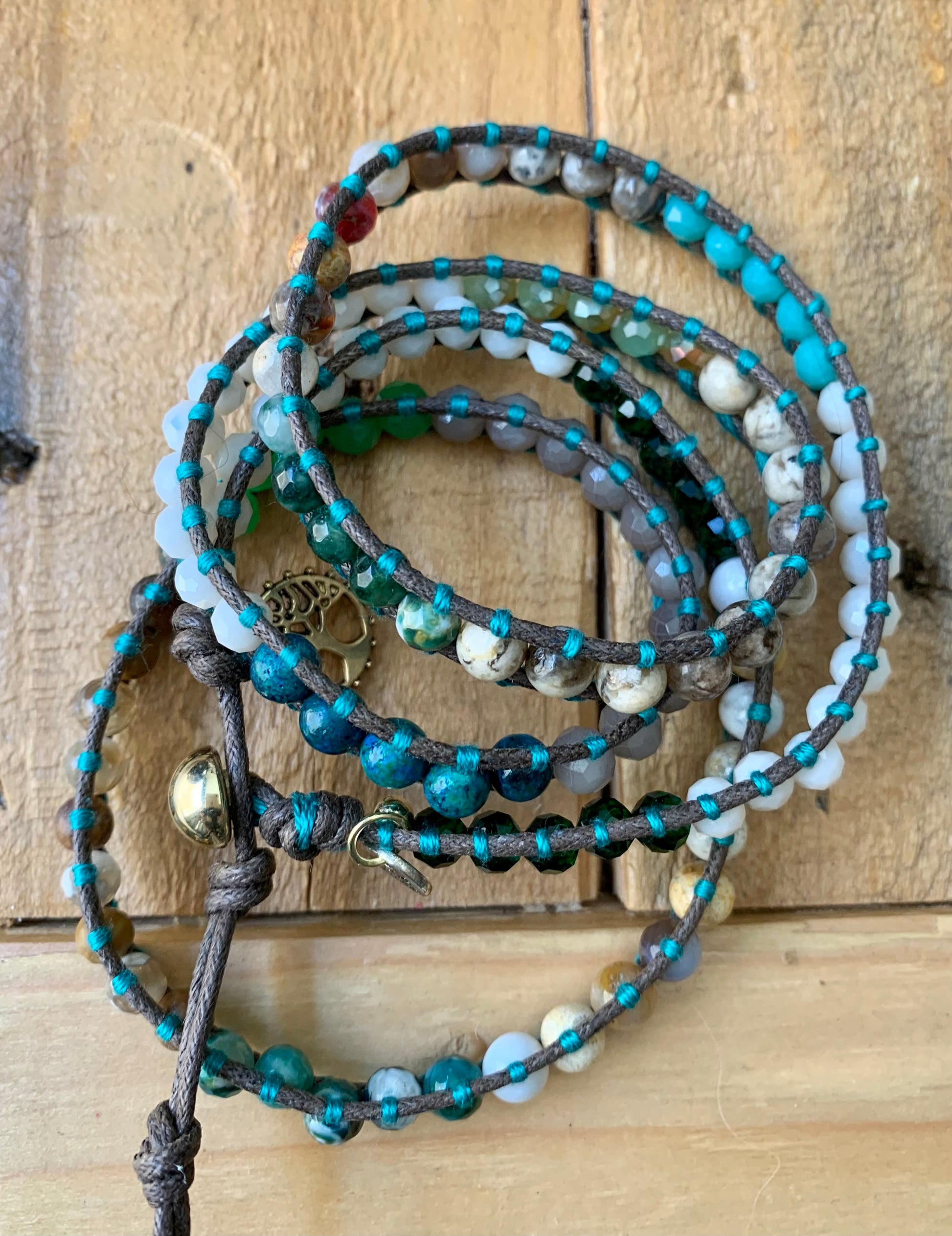 Earth Toned Wrap Bracelet - ByMNC