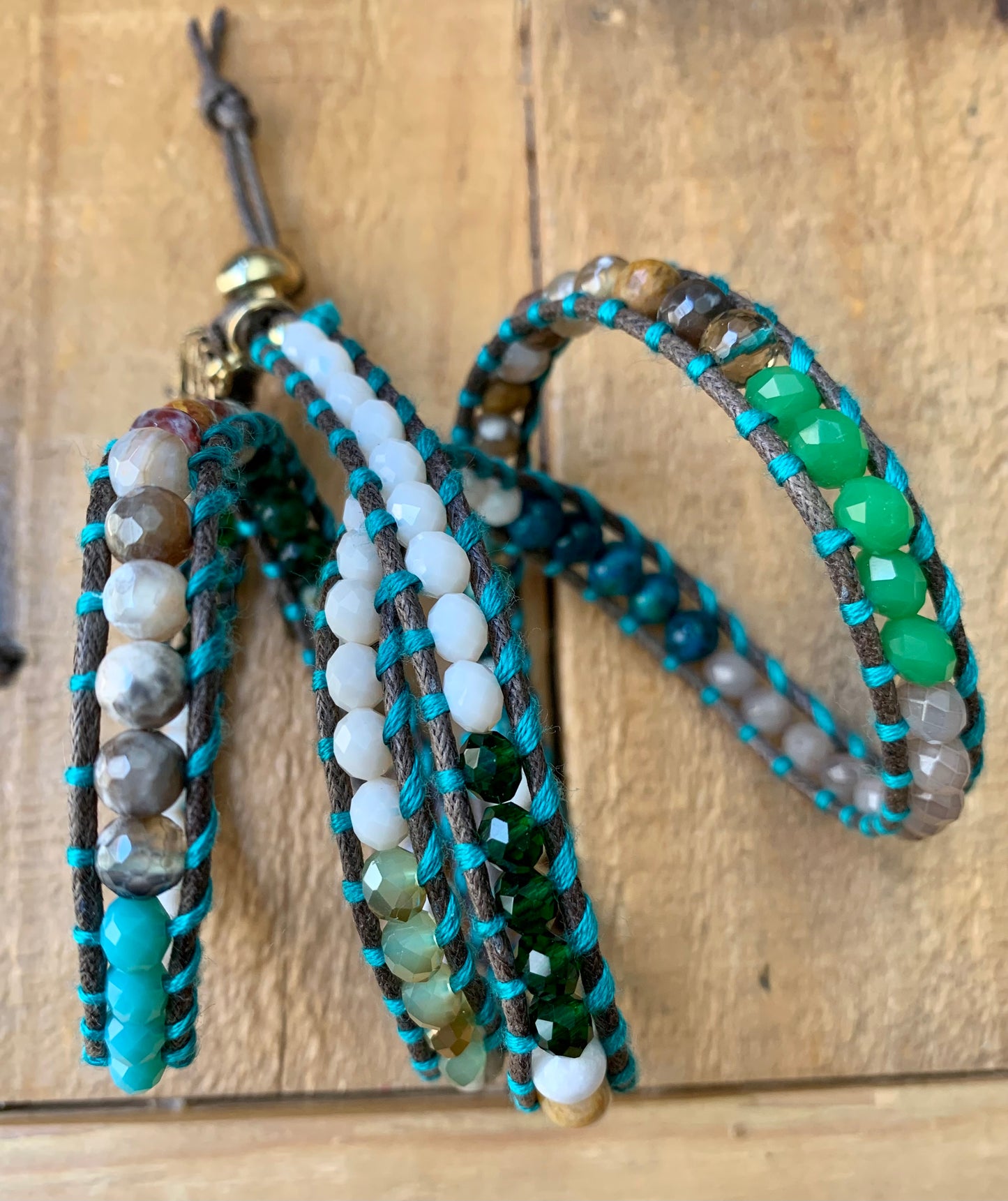 Earth Toned Wrap Bracelet - ByMNC