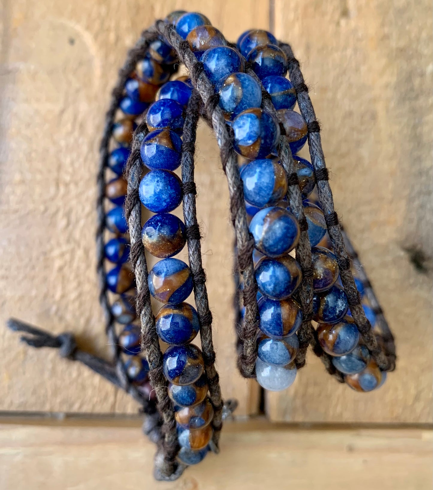 Deep Blue Wrap Bracelet - ByMNC