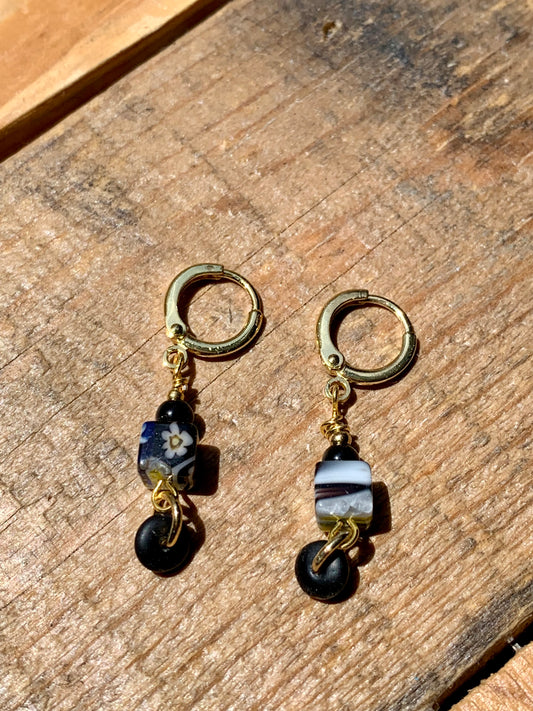 Square Beaded Earrings - ByMNC