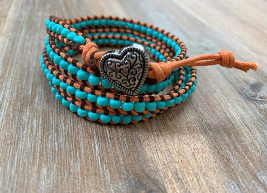 Teal Wrap Bracelet - ByMNC