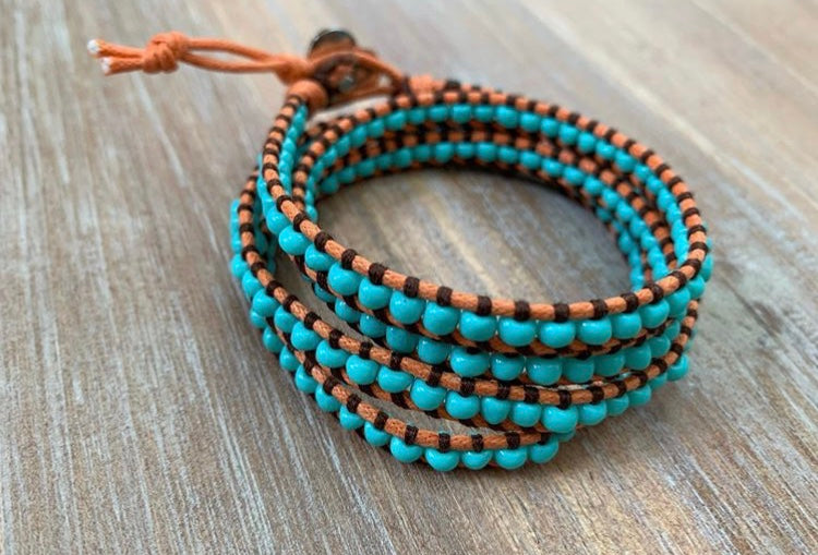 Teal Wrap Bracelet - ByMNC