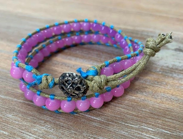 Pastel Purple Wrap Bracelet - ByMNC