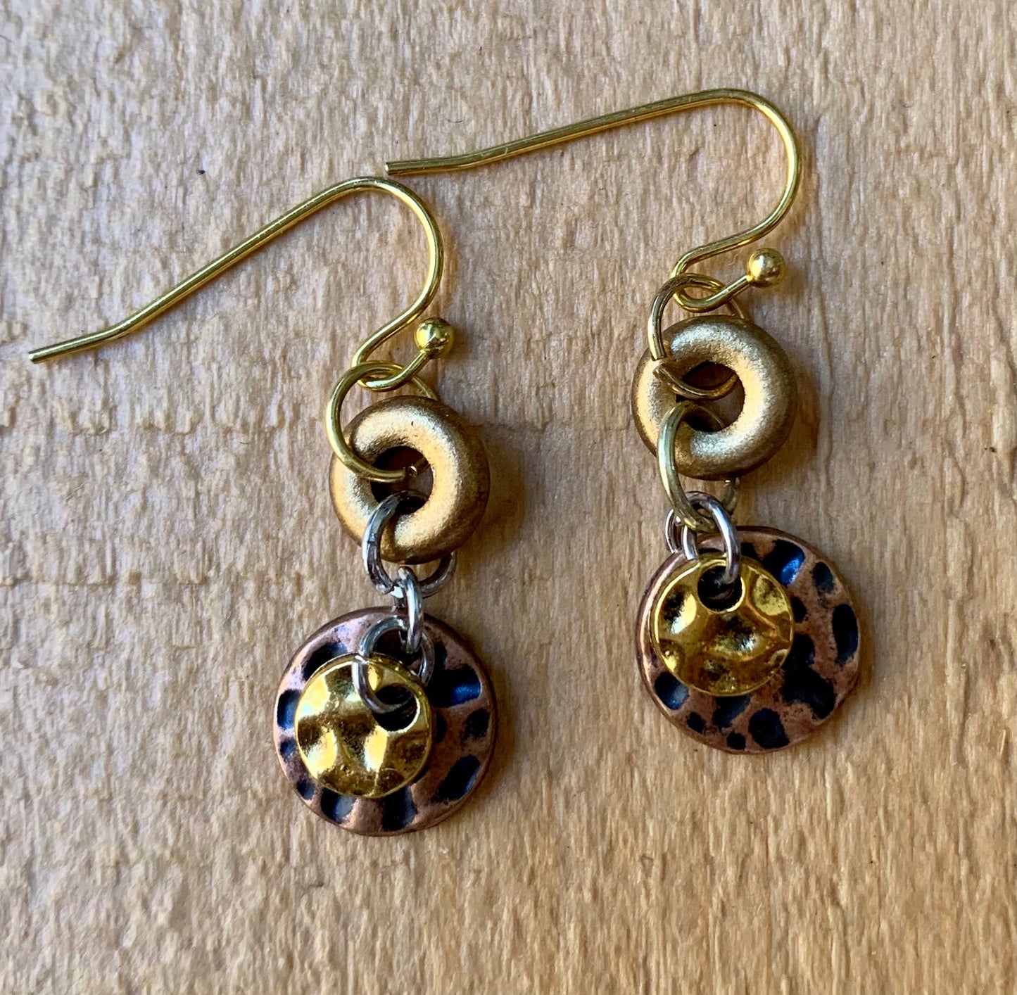 Gold & Copper Earrings - ByMNC