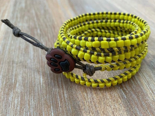 Yellow Wrap Bracelet - ByMNC
