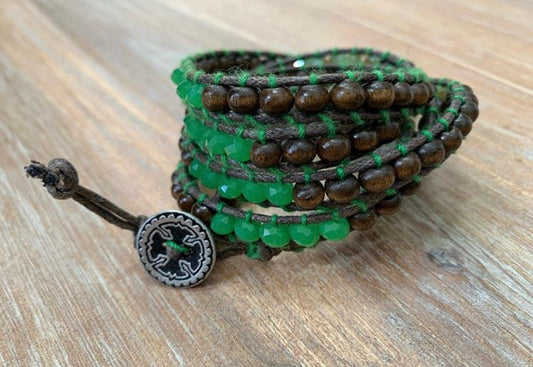 Green Wrap Bracelet - ByMNC
