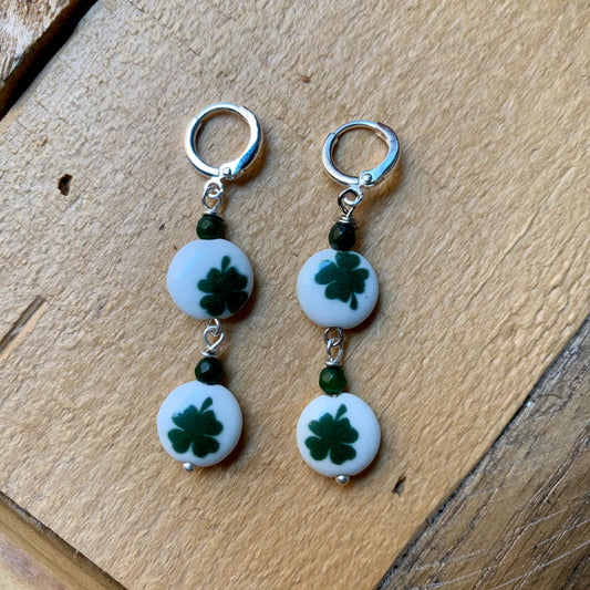 Lucky Charm Silver Earrings - ByMNC