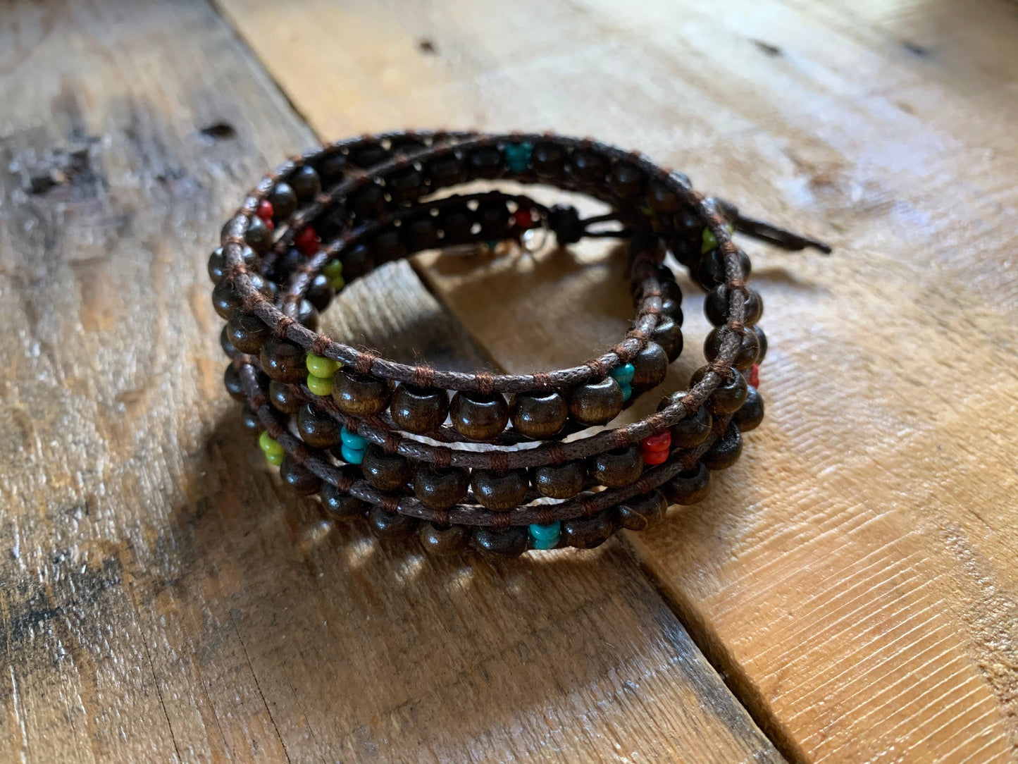 Brown Wrap Bracelet - ByMNC