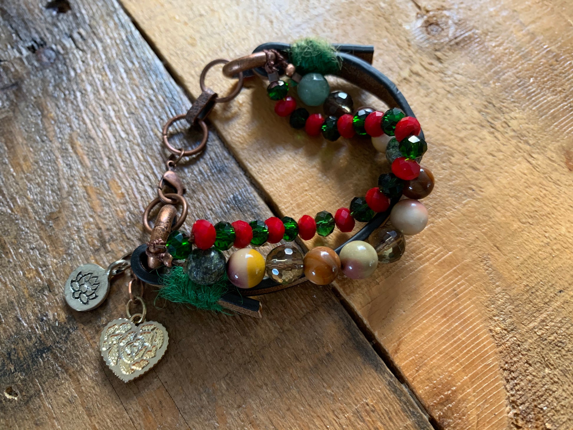 Lotus Flower Charm Bracelet - ByMNC