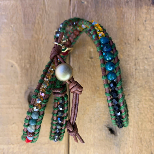 Colored Wrap Bracelet