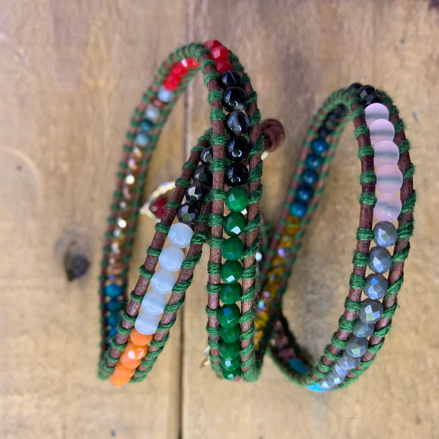 Colored Wrap Bracelet