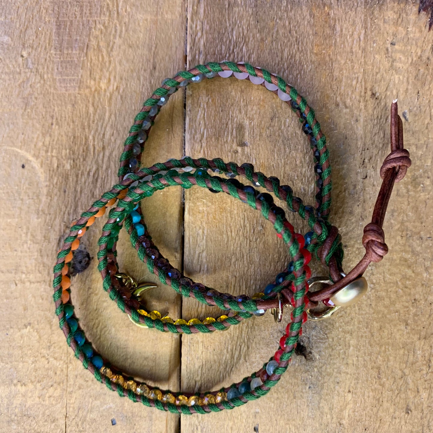 Colored Wrap Bracelet