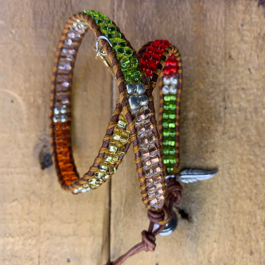 Bright Colored Wrap Bracelet