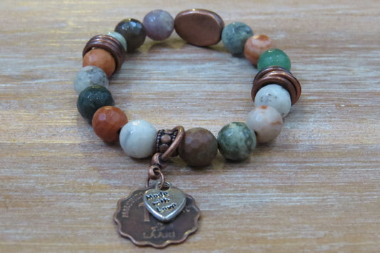 Cool Toned Beaded Bracelet - ByMNC