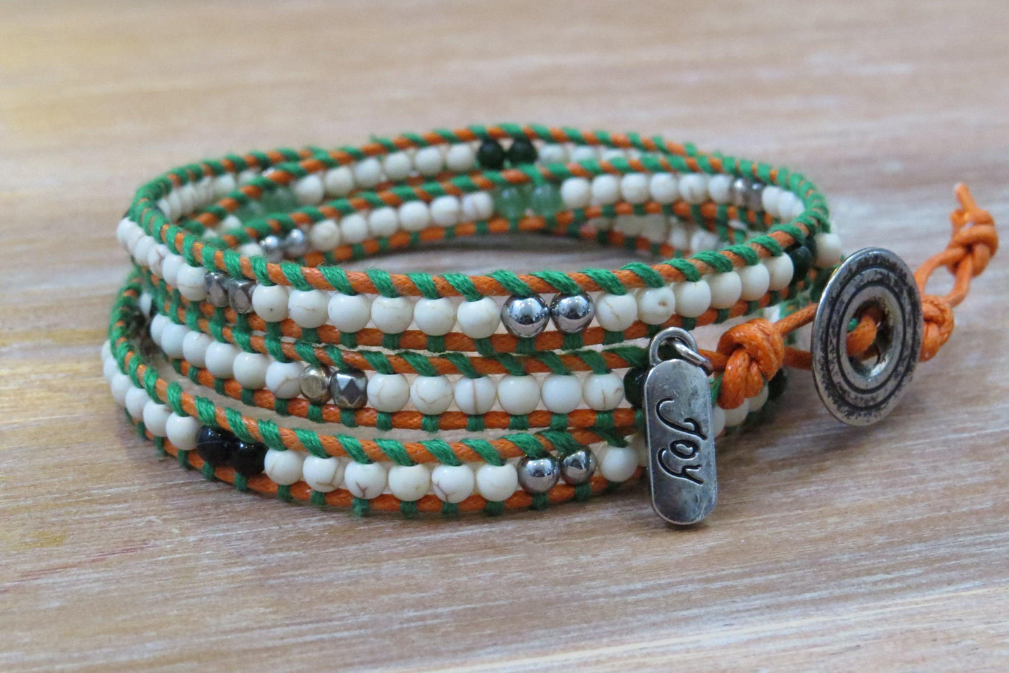 Bright White Wrap Bracelet - ByMNC