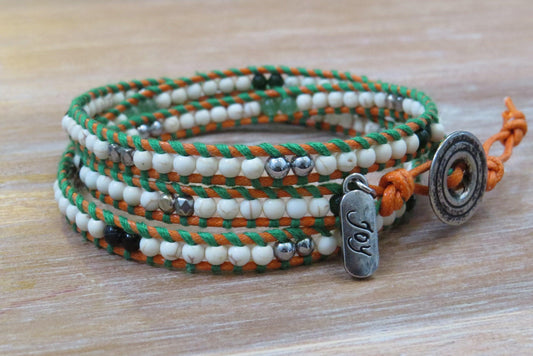 Bright White Wrap Bracelet - ByMNC