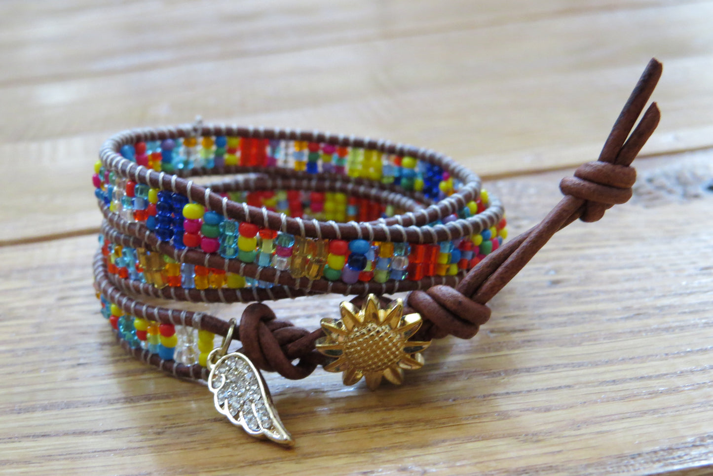Rainbow Shine Wrap Bracelet - ByMNC