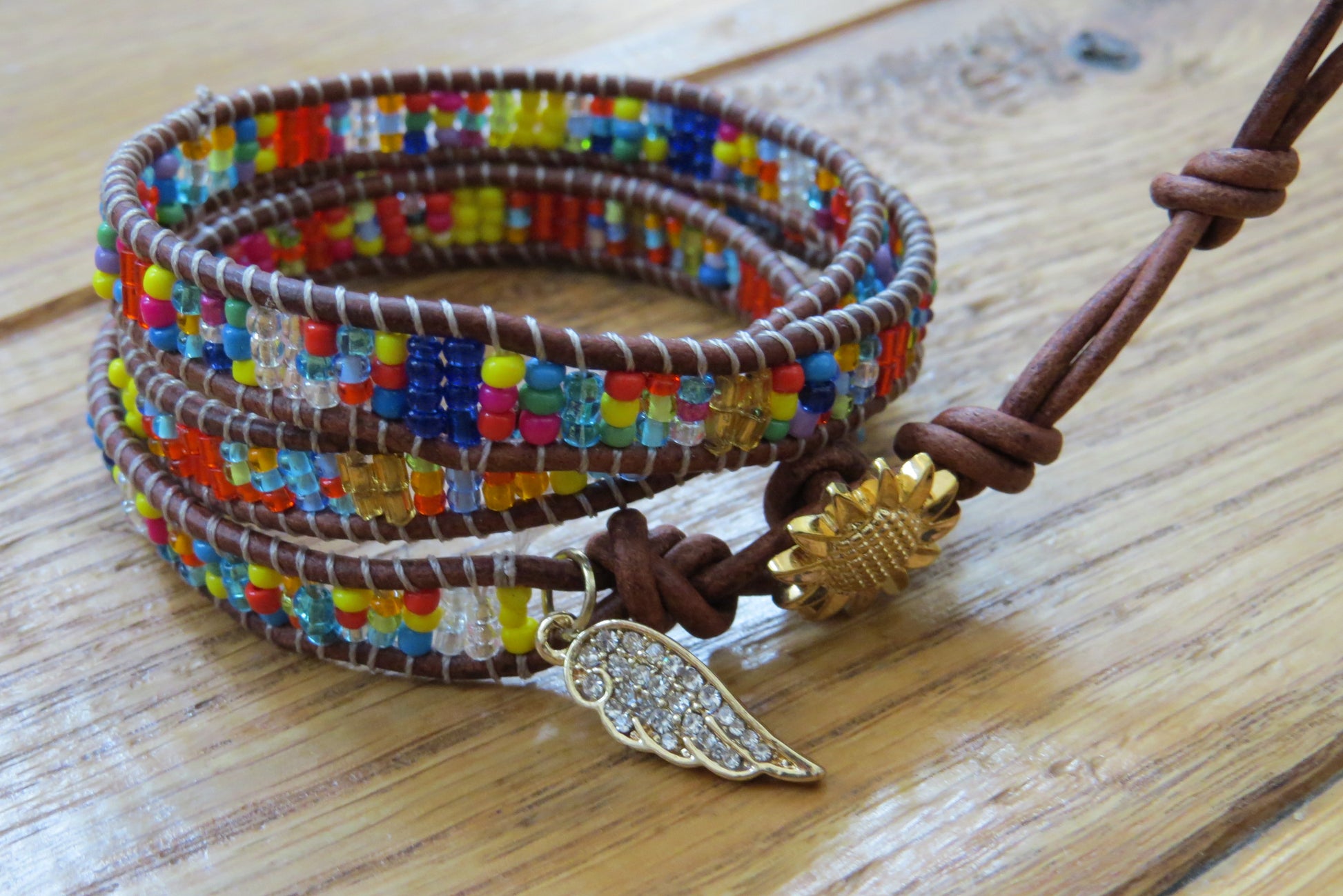 Rainbow Shine Wrap Bracelet - ByMNC