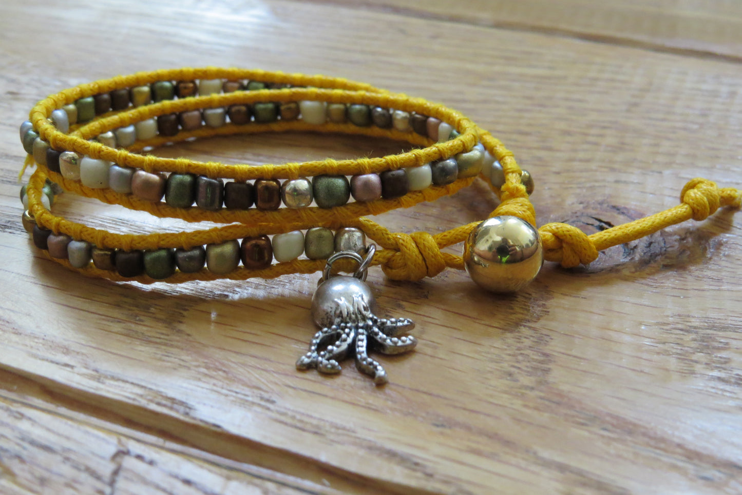 Yellow Wrap Bracelet - ByMNC