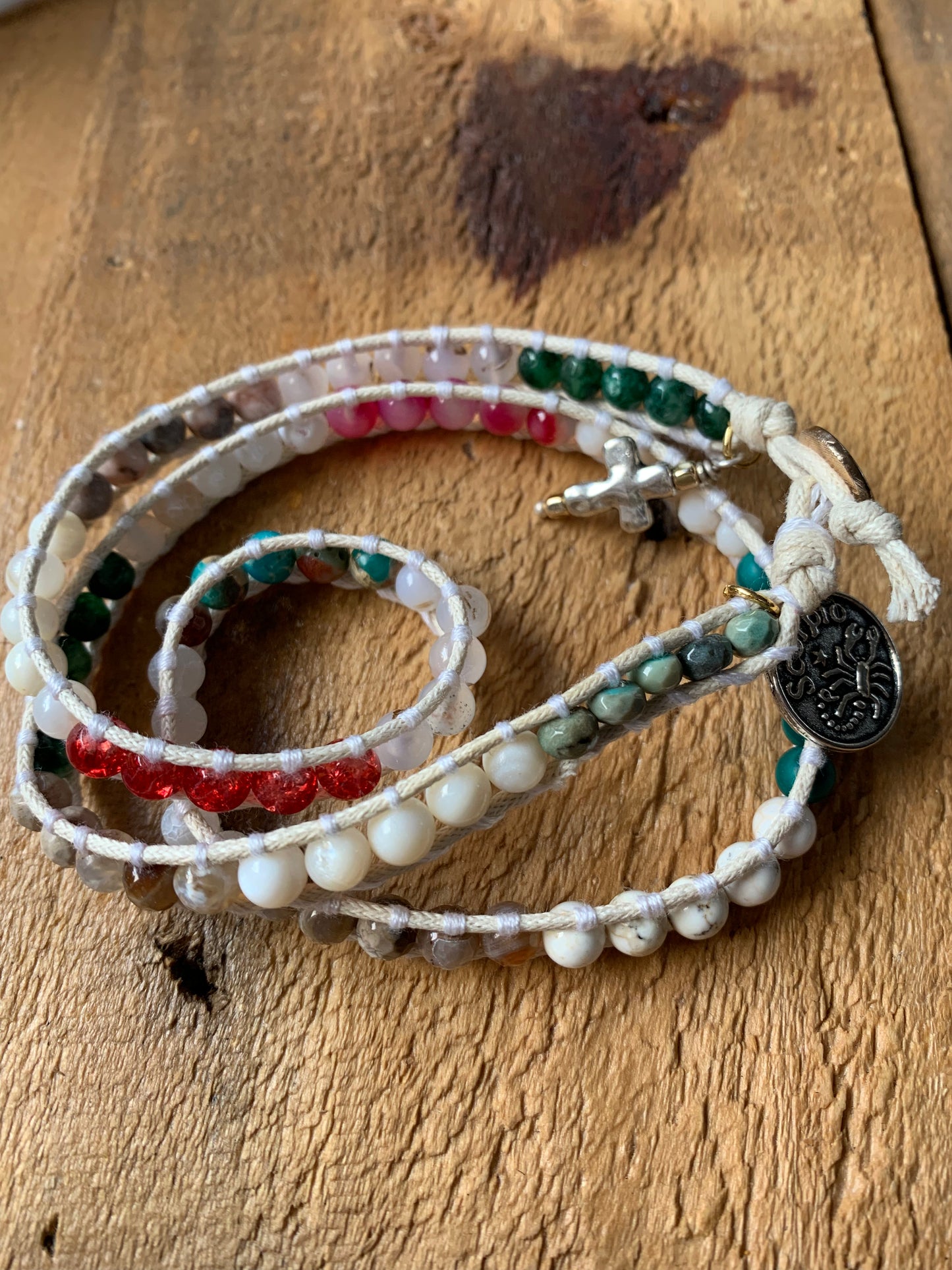 Bright White Wrap Bracelet - ByMNC