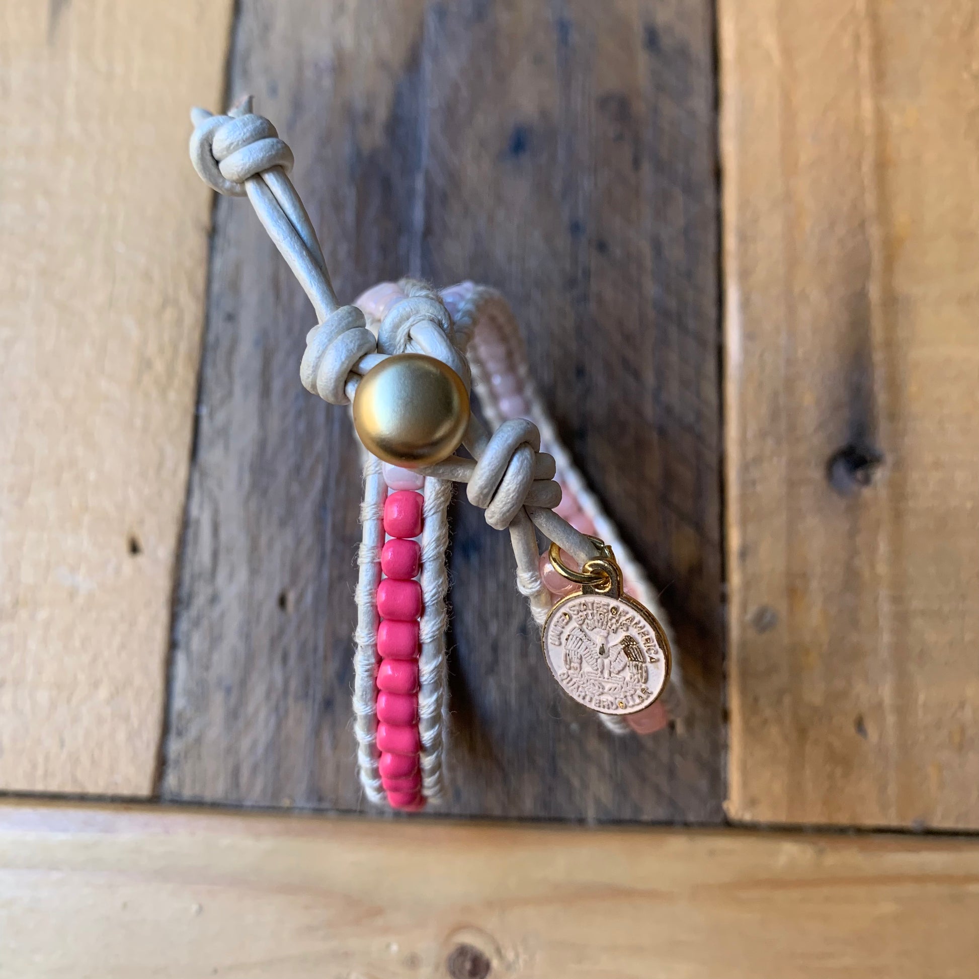 Shades of Pink Wrap Bracelet - ByMNC