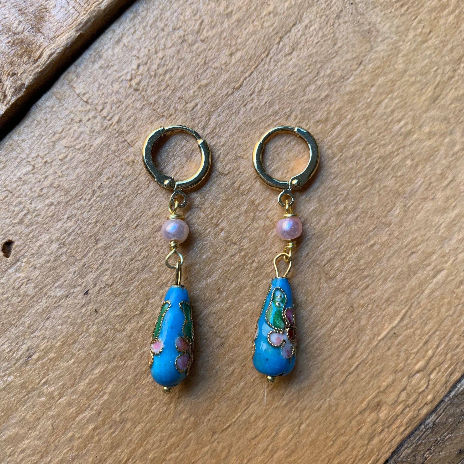 Baby Blue Teardrop Necklace - ByMNC