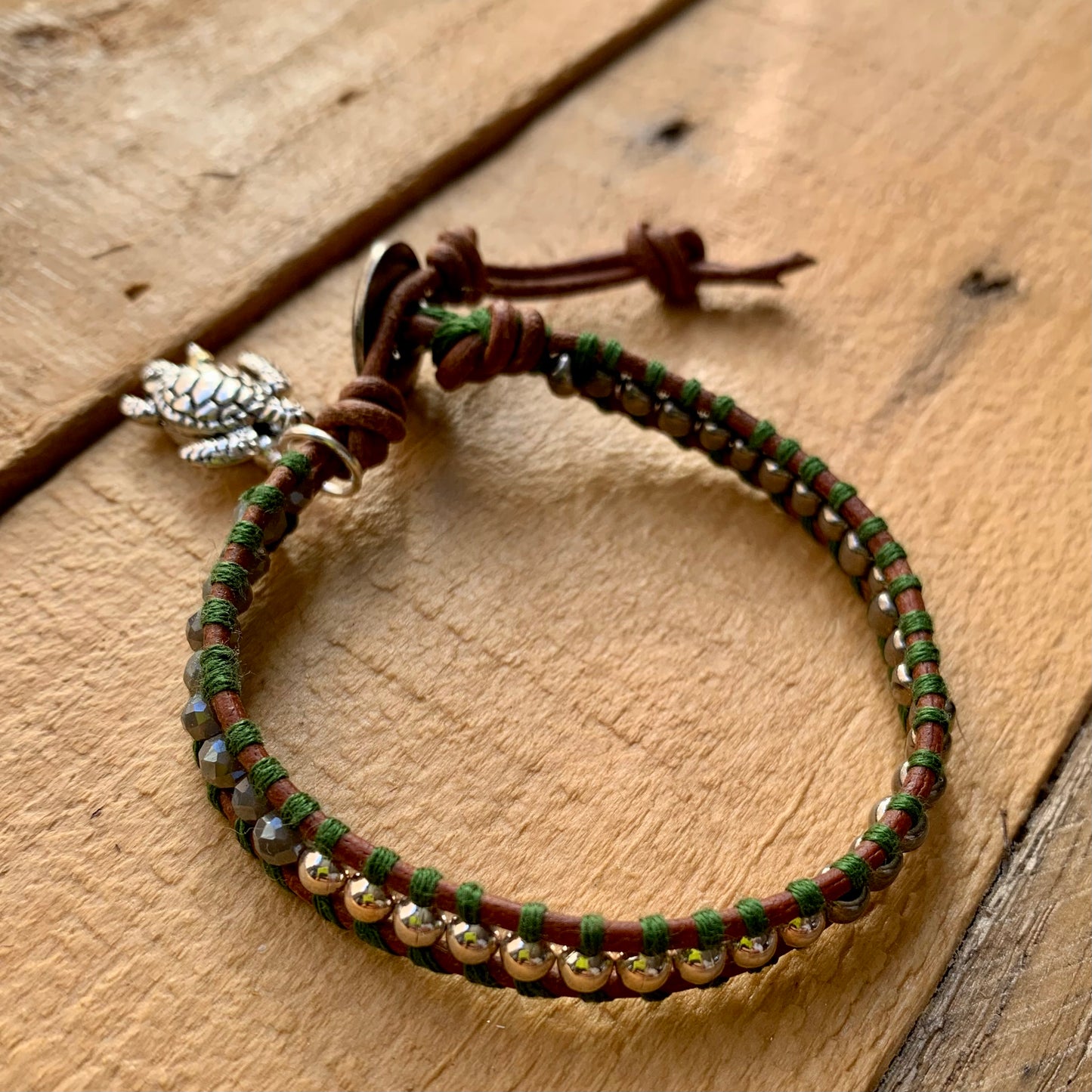 Silver Single Wrap Bracelet